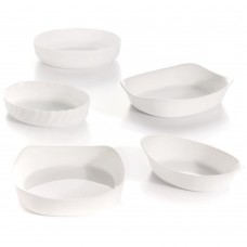 Форма для запікання Luminarc Smart Cuisine Carine біла, 21х13 см (P0887)