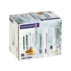Набір чарок Luminarc New York 6 штук прозорих, 50 мл (H5018/1)