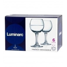 Набір чарок Luminarc French Brasserie 6 штук прозорих, 65 мл (H9951/1)