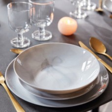 Тарілка супова Luminarc Diwali Marble Granit сіра, 20 см (P9835)