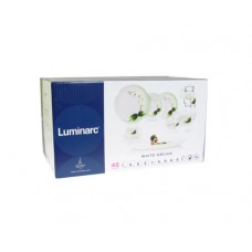 Сервіз столовий Luminarc White Orchid 46 предметів білий (P0328)