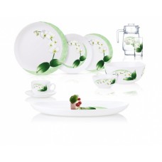 Сервіз столовий Luminarc White Orchid 46 предметів білий (P0328)