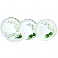 Сервіз столовий Luminarc White Orchid 46 предметів білий (P0328)