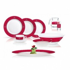 Сервіз столовий Luminarc Rubis 46 предметів білий (N4784)