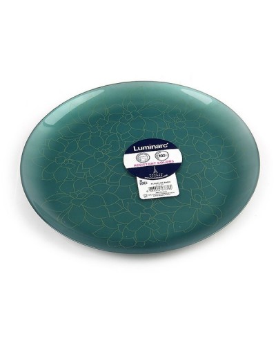 Тарілка обідня Luminarc Fleurs De Bach зелена, 26 см (L8282)