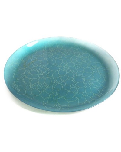 Тарілка обідня Luminarc Fleurs De Bach зелена, 26 см (L8282)