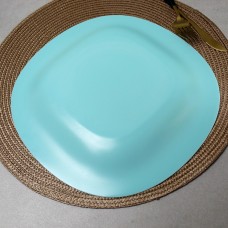 Тарілка обідня Luminarc Carine Light Turquoise бірюзова, 27 см (P4127)