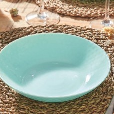 Тарілка супова Luminarc Pampille Light Turquoise бірюзова, 20 см (Q4650)